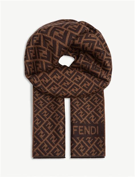 fendi scarf monogram|Fendi scarf men's.